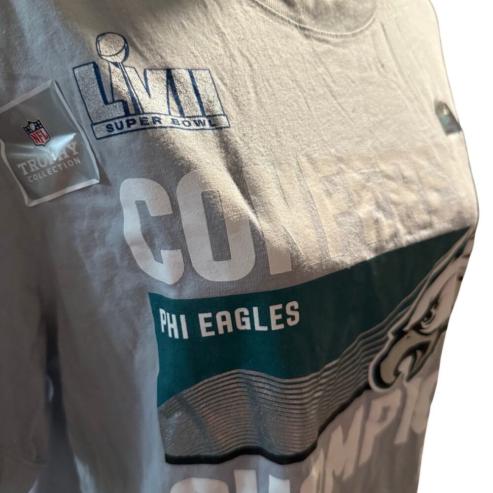 Nike Philadelphia Eagles NFC Conference Champions Tee, Super Bowl, Large, NWT - Picture 2 of 6